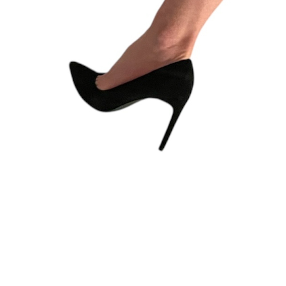 ZIGN Black Suede Heels. Size 8 (US) / 39 (EUR) - Picture 15 of 16